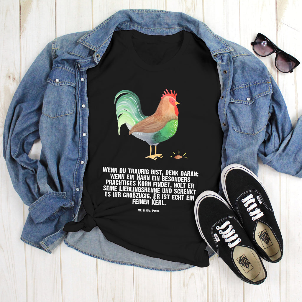 Größe L T-Shirt Hahn mit Korn T-Shirt, Shirt, Tshirt, Lustiges T-Shirt, T-Shirt mit Spruch, Party, Junggesellenabschied, Jubiläum, Geburstag, Herrn, Damen, Männer, Frauen, Schlafshirt, Nachthemd, Sprüche, Bauernhof, Hoftiere, Landwirt, Landwirtin, Hahn, Korn, Henne, Eier, Natur