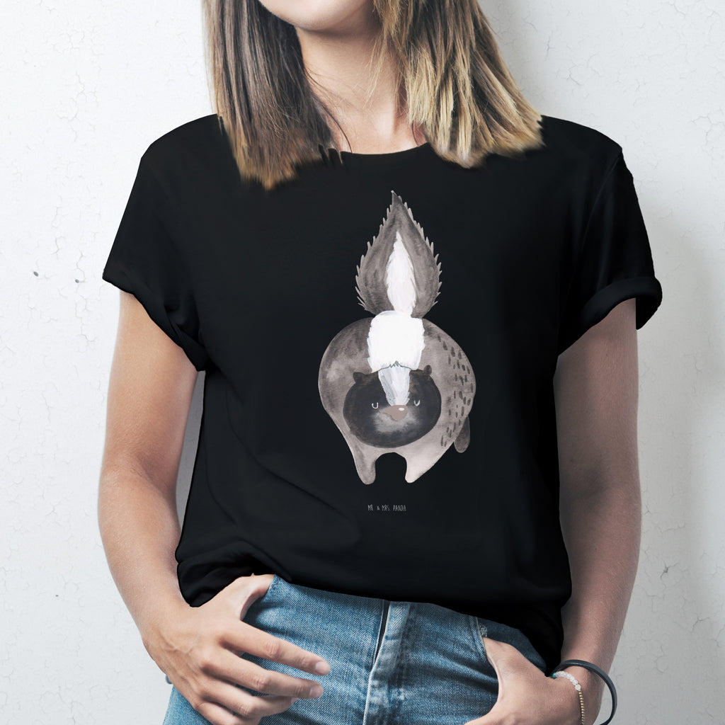 Größe S T-Shirt Stinktier Angriff T-Shirt, Shirt, Tshirt, Lustiges T-Shirt, T-Shirt mit Spruch, Party, Junggesellenabschied, Jubiläum, Geburstag, Herrn, Damen, Männer, Frauen, Schlafshirt, Nachthemd, Sprüche, Stinktier, Skunk, Wildtier, Raubtier, Stinker, Stinki, wütend, Drohung