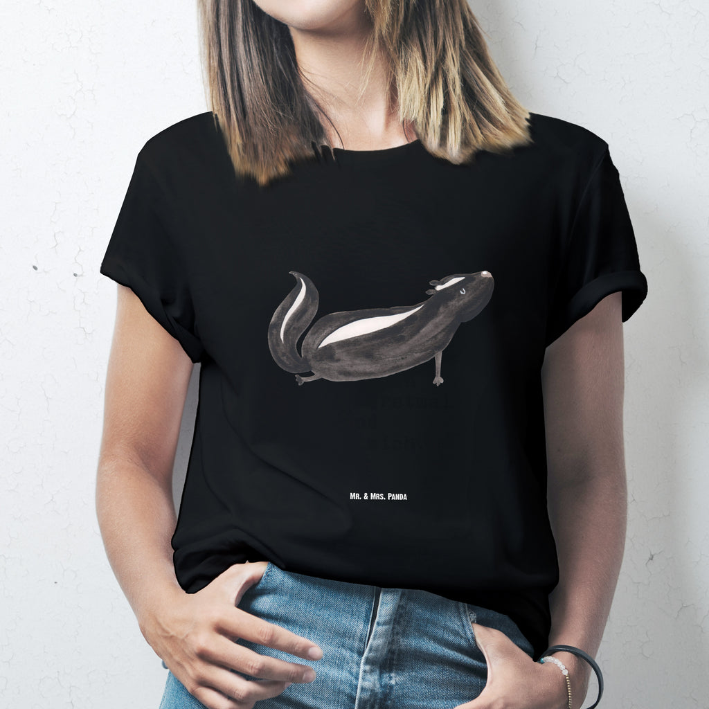Größe L T-Shirt Stinktier Yoga T-Shirt, Shirt, Tshirt, Lustiges T-Shirt, T-Shirt mit Spruch, Party, Junggesellenabschied, Jubiläum, Geburstag, Herrn, Damen, Männer, Frauen, Schlafshirt, Nachthemd, Sprüche, Stinktier, Skunk, Wildtier, Raubtier, Stinker, Stinki, Yoga, Namaste, Lebe, Liebe, Lache