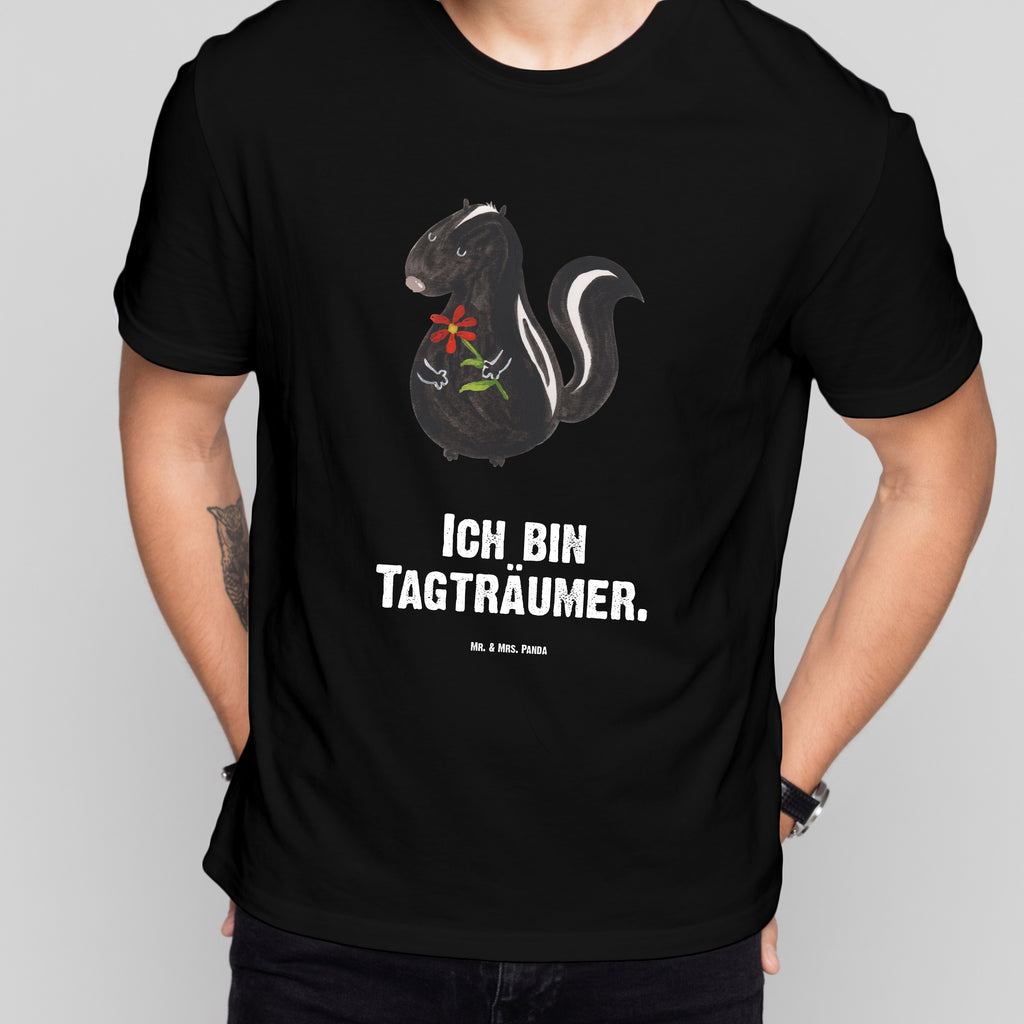 Größe M T-Shirt Stinktier Blume T-Shirt, Shirt, Tshirt, Lustiges T-Shirt, T-Shirt mit Spruch, Party, Junggesellenabschied, Jubiläum, Geburstag, Herrn, Damen, Männer, Frauen, Schlafshirt, Nachthemd, Sprüche, Stinktier, Skunk, Wildtier, Raubtier, Stinker, Stinki, Tagträumer, verträumt, Dreams, Träume
