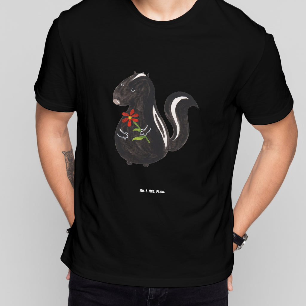 Größe M T-Shirt Stinktier Blume T-Shirt, Shirt, Tshirt, Lustiges T-Shirt, T-Shirt mit Spruch, Party, Junggesellenabschied, Jubiläum, Geburstag, Herrn, Damen, Männer, Frauen, Schlafshirt, Nachthemd, Sprüche, Stinktier, Skunk, Wildtier, Raubtier, Stinker, Stinki, Tagträumer, verträumt, Dreams, Träume