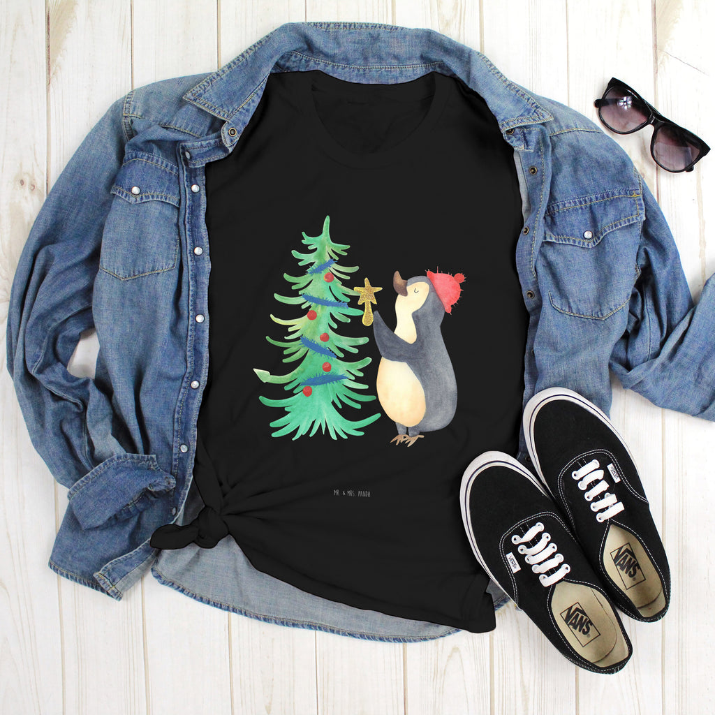 Größe S T-Shirt Pinguin Weihnachtsbaum T-Shirt, Shirt, Tshirt, Lustiges T-Shirt, T-Shirt mit Spruch, Party, Junggesellenabschied, Jubiläum, Geburstag, Herrn, Damen, Männer, Frauen, Schlafshirt, Nachthemd, Sprüche, Winter, Weihnachten, Weihnachtsdeko, Nikolaus, Advent, Heiligabend, Wintermotiv, Pinguin