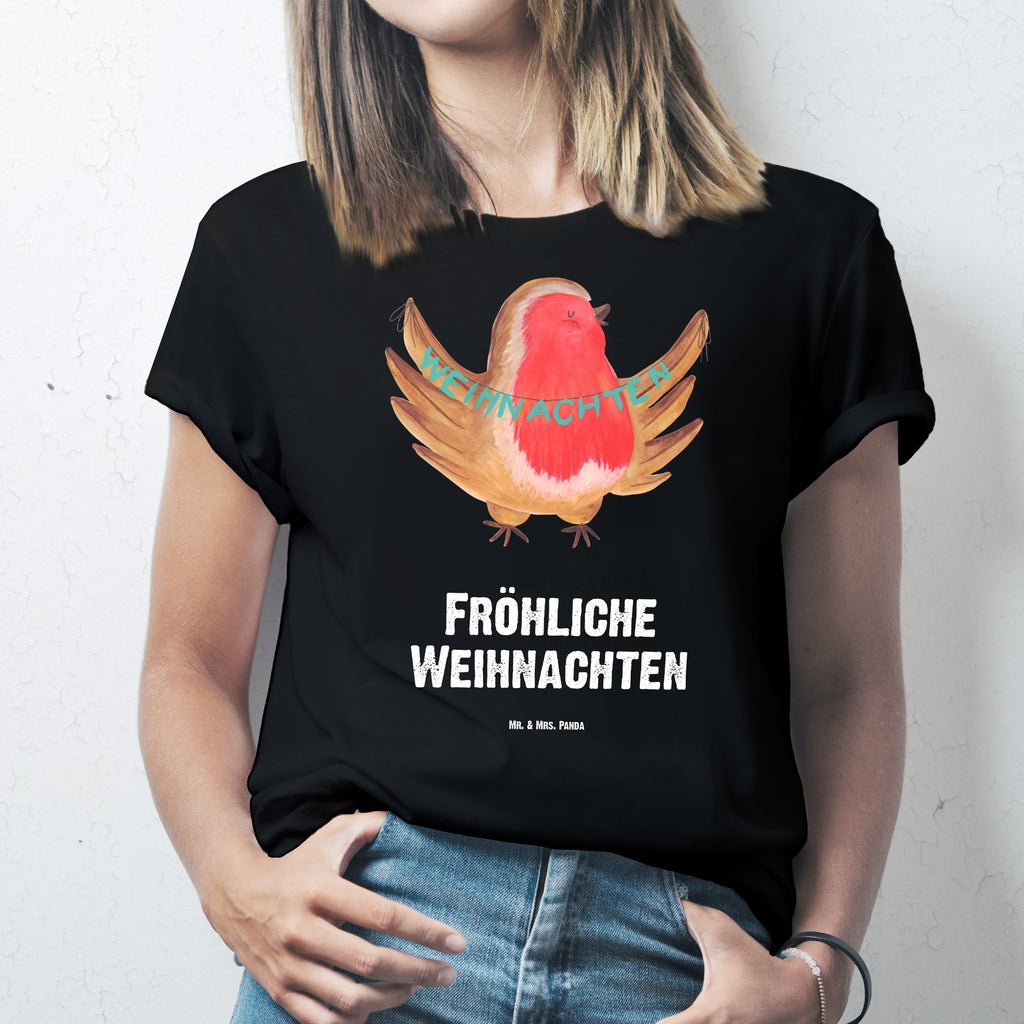 Größe XL T-Shirt Rotkehlchen Weihnachten T-Shirt, Shirt, Tshirt, Lustiges T-Shirt, T-Shirt mit Spruch, Party, Junggesellenabschied, Jubiläum, Geburstag, Herrn, Damen, Männer, Frauen, Schlafshirt, Nachthemd, Sprüche, Winter, Weihnachten, Weihnachtsdeko, Nikolaus, Advent, Heiligabend, Wintermotiv, Frohe Weihnachten, Weihnachtsmotiv, Weihnachtsgruß, Vogel, xmas