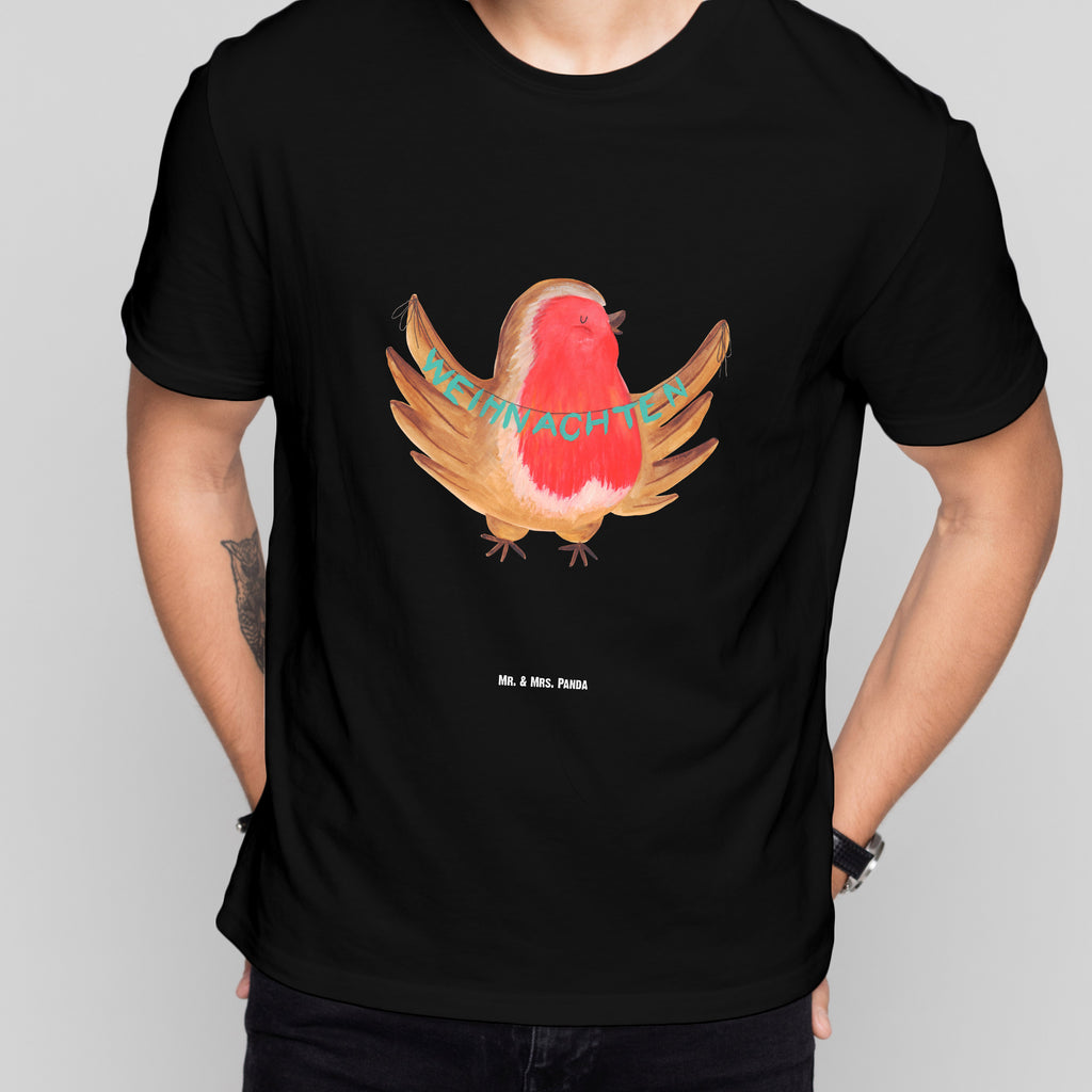 Größe XL T-Shirt Rotkehlchen Weihnachten T-Shirt, Shirt, Tshirt, Lustiges T-Shirt, T-Shirt mit Spruch, Party, Junggesellenabschied, Jubiläum, Geburstag, Herrn, Damen, Männer, Frauen, Schlafshirt, Nachthemd, Sprüche, Winter, Weihnachten, Weihnachtsdeko, Nikolaus, Advent, Heiligabend, Wintermotiv, Frohe Weihnachten, Weihnachtsmotiv, Weihnachtsgruß, Vogel, xmas