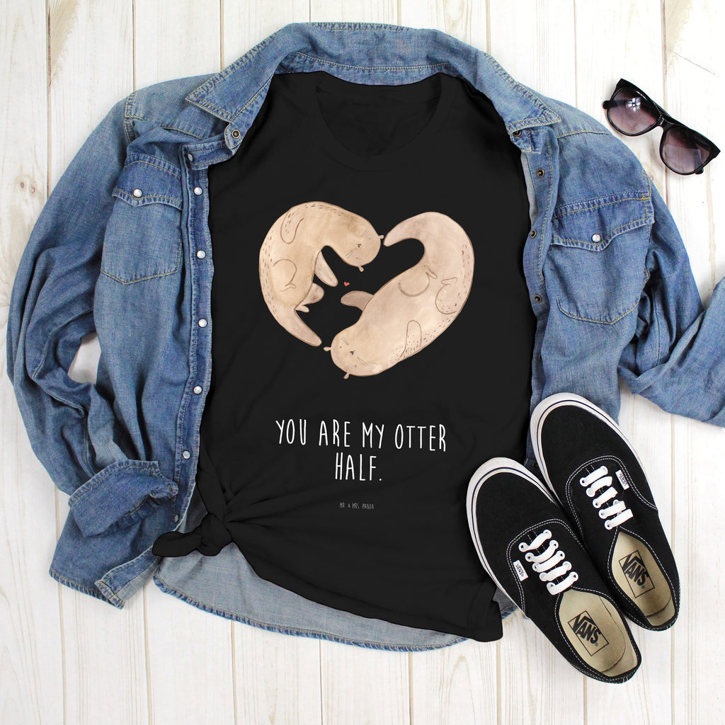 Größe S T-Shirt Otter Herz T-Shirt, Shirt, Tshirt, Lustiges T-Shirt, T-Shirt mit Spruch, Party, Junggesellenabschied, Jubiläum, Geburstag, Herrn, Damen, Männer, Frauen, Schlafshirt, Nachthemd, Sprüche, Otter, Fischotter, Seeotter, Liebe, Herz, Liebesbeweis, Liebesgeschenk, Bessere Hälfte, Love you, Jahrestag, Hochzeitstag, Verlobung, gemeinsames Leben