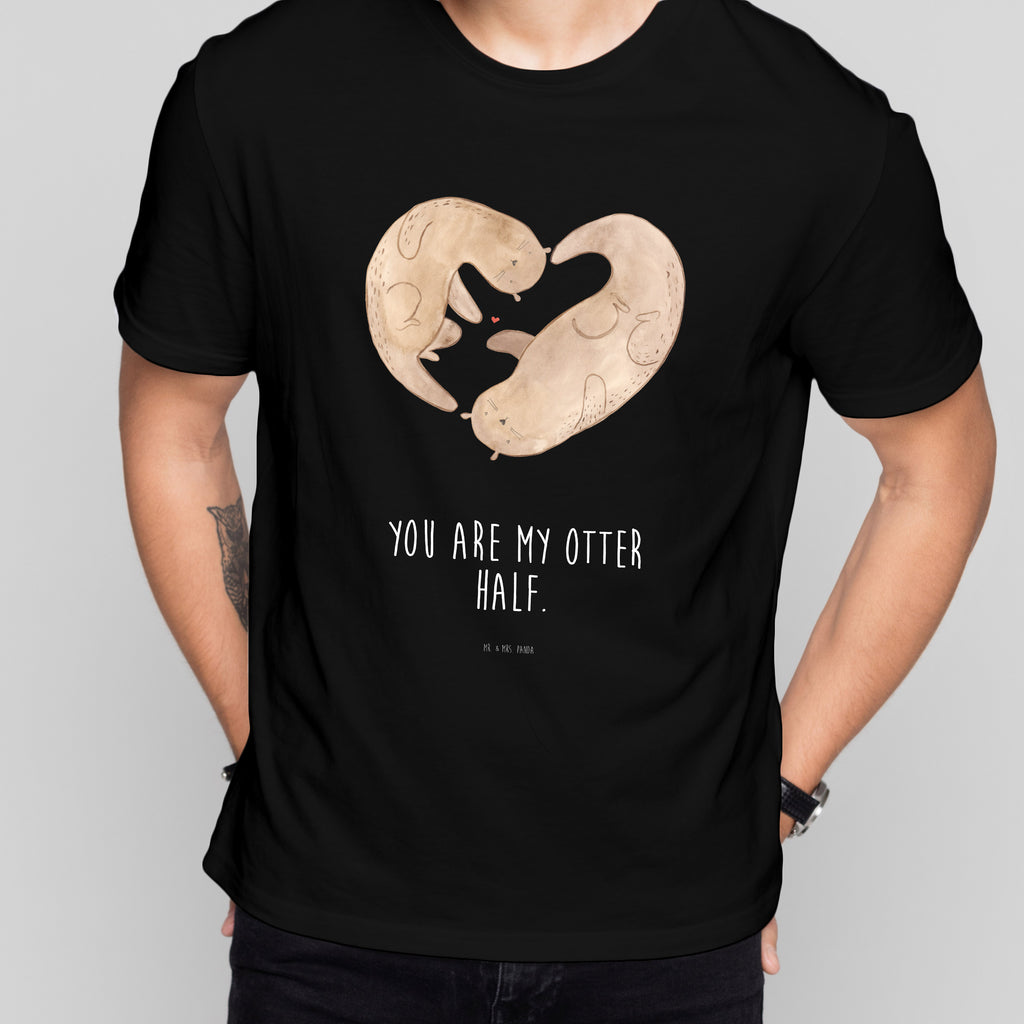 Größe S T-Shirt Otter Herz T-Shirt, Shirt, Tshirt, Lustiges T-Shirt, T-Shirt mit Spruch, Party, Junggesellenabschied, Jubiläum, Geburstag, Herrn, Damen, Männer, Frauen, Schlafshirt, Nachthemd, Sprüche, Otter, Fischotter, Seeotter, Liebe, Herz, Liebesbeweis, Liebesgeschenk, Bessere Hälfte, Love you, Jahrestag, Hochzeitstag, Verlobung, gemeinsames Leben