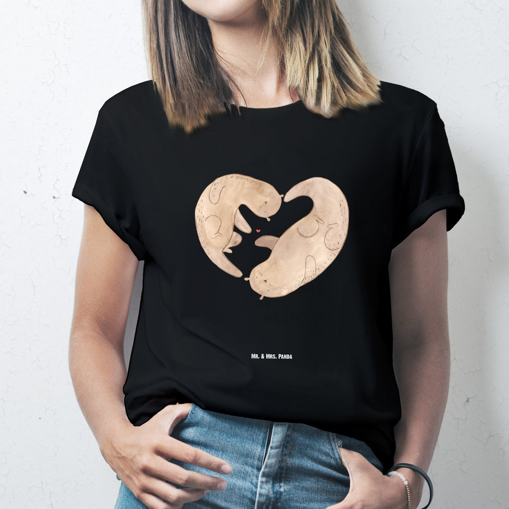 Größe S T-Shirt Otter Herz T-Shirt, Shirt, Tshirt, Lustiges T-Shirt, T-Shirt mit Spruch, Party, Junggesellenabschied, Jubiläum, Geburstag, Herrn, Damen, Männer, Frauen, Schlafshirt, Nachthemd, Sprüche, Otter, Fischotter, Seeotter, Liebe, Herz, Liebesbeweis, Liebesgeschenk, Bessere Hälfte, Love you, Jahrestag, Hochzeitstag, Verlobung, gemeinsames Leben