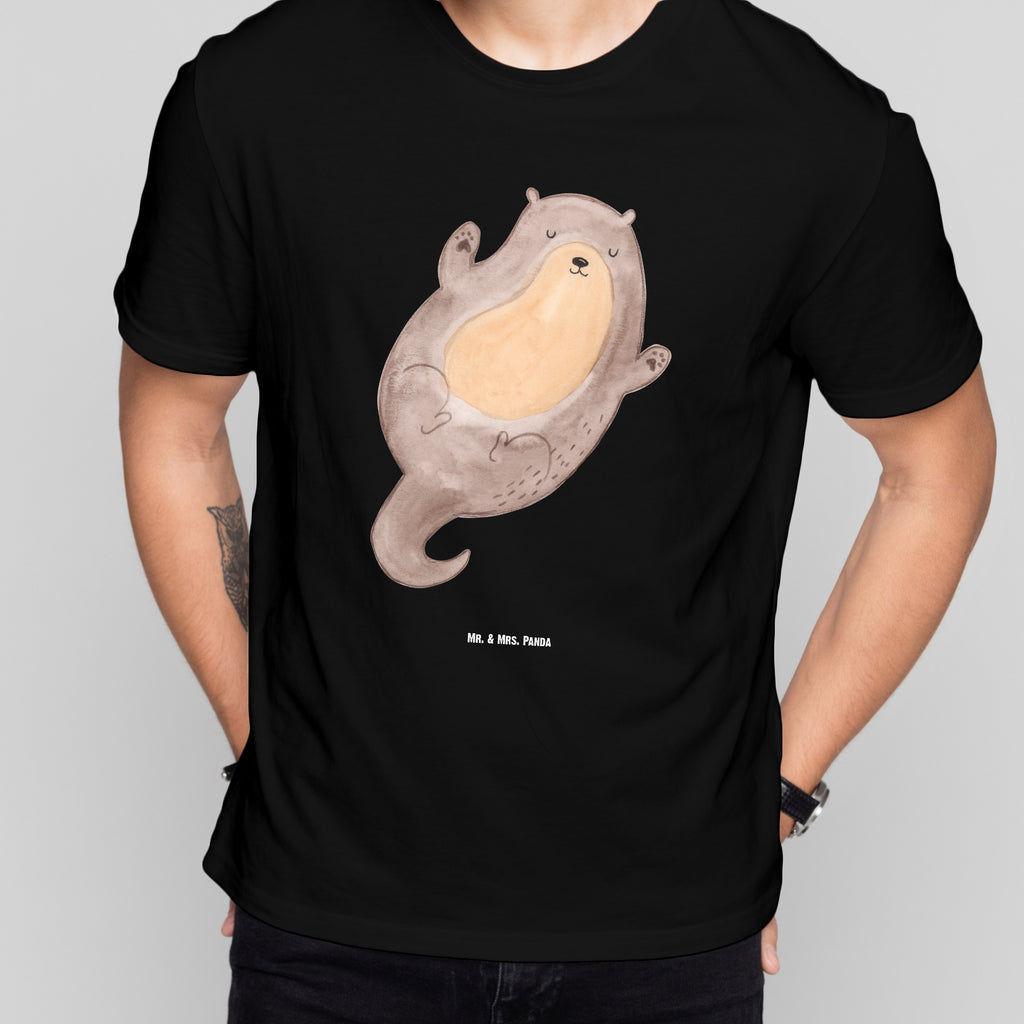 Größe L T-Shirt Otter Umarmen T-Shirt, Shirt, Tshirt, Lustiges T-Shirt, T-Shirt mit Spruch, Party, Junggesellenabschied, Jubiläum, Geburstag, Herrn, Damen, Männer, Frauen, Schlafshirt, Nachthemd, Sprüche, Otter, Fischotter, Seeotter, Otter Seeotter See Otter