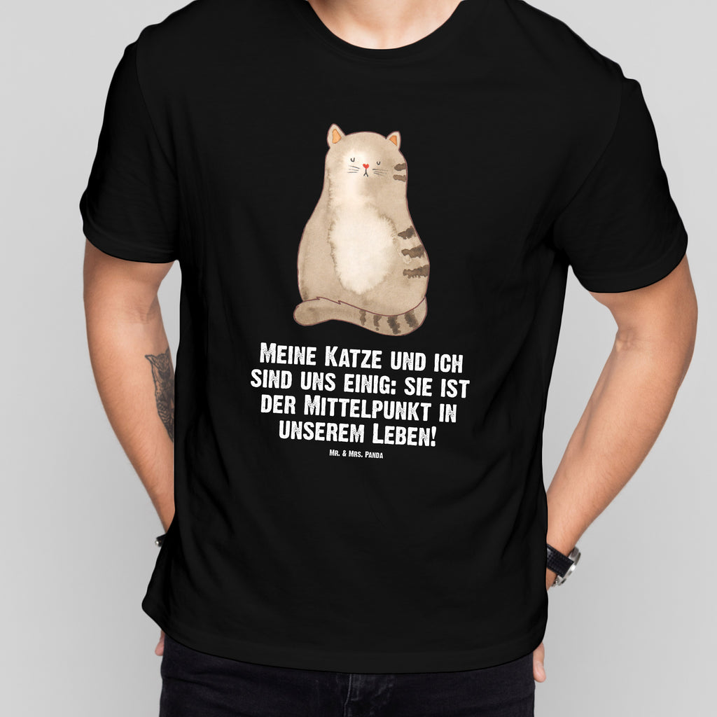 Größe M T-Shirt Katze sitzend T-Shirt, Shirt, Tshirt, Lustiges T-Shirt, T-Shirt mit Spruch, Party, Junggesellenabschied, Jubiläum, Geburstag, Herrn, Damen, Männer, Frauen, Schlafshirt, Nachthemd, Sprüche, Katze, Katzenmotiv, Katzenfan, Katzendeko, Katzenfreund, Katzenliebhaber, Katzenprodukte, Katzenartikel, Katzenaccessoires, Katzensouvenirs, Katzenliebhaberprodukte, Katzenmotive, Katzen, Kater, Mietze, Cat, Cats, Katzenhalter, Katzenbesitzerin, Haustier, Katzenliebe, Lebensinhalt, Liebe, Mittelpunkt, Familie