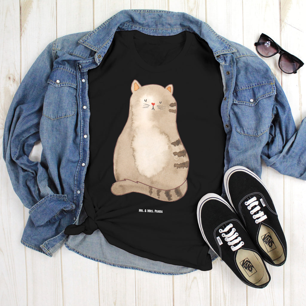 Größe M T-Shirt Katze sitzend T-Shirt, Shirt, Tshirt, Lustiges T-Shirt, T-Shirt mit Spruch, Party, Junggesellenabschied, Jubiläum, Geburstag, Herrn, Damen, Männer, Frauen, Schlafshirt, Nachthemd, Sprüche, Katze, Katzenmotiv, Katzenfan, Katzendeko, Katzenfreund, Katzenliebhaber, Katzenprodukte, Katzenartikel, Katzenaccessoires, Katzensouvenirs, Katzenliebhaberprodukte, Katzenmotive, Katzen, Kater, Mietze, Cat, Cats, Katzenhalter, Katzenbesitzerin, Haustier, Katzenliebe, Lebensinhalt, Liebe, Mittelpunkt, Familie