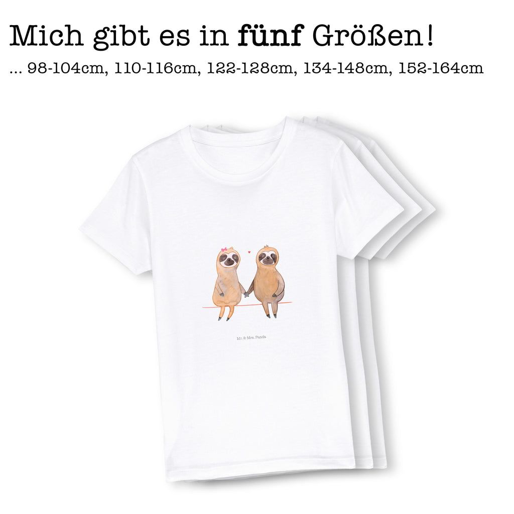 3-4 Jahre Kinder T-Shirt Faultier Pärchen Faultier, Faultier Geschenk, Faultier Deko, Faultiere, faul, Lieblingstier, Liebe, Liebespaar, Faultierliebe, Faultierpärchen, verliebt, verlobt, gemeinsam, relaxen, Pärchen, Beziehung, Langsamkeit