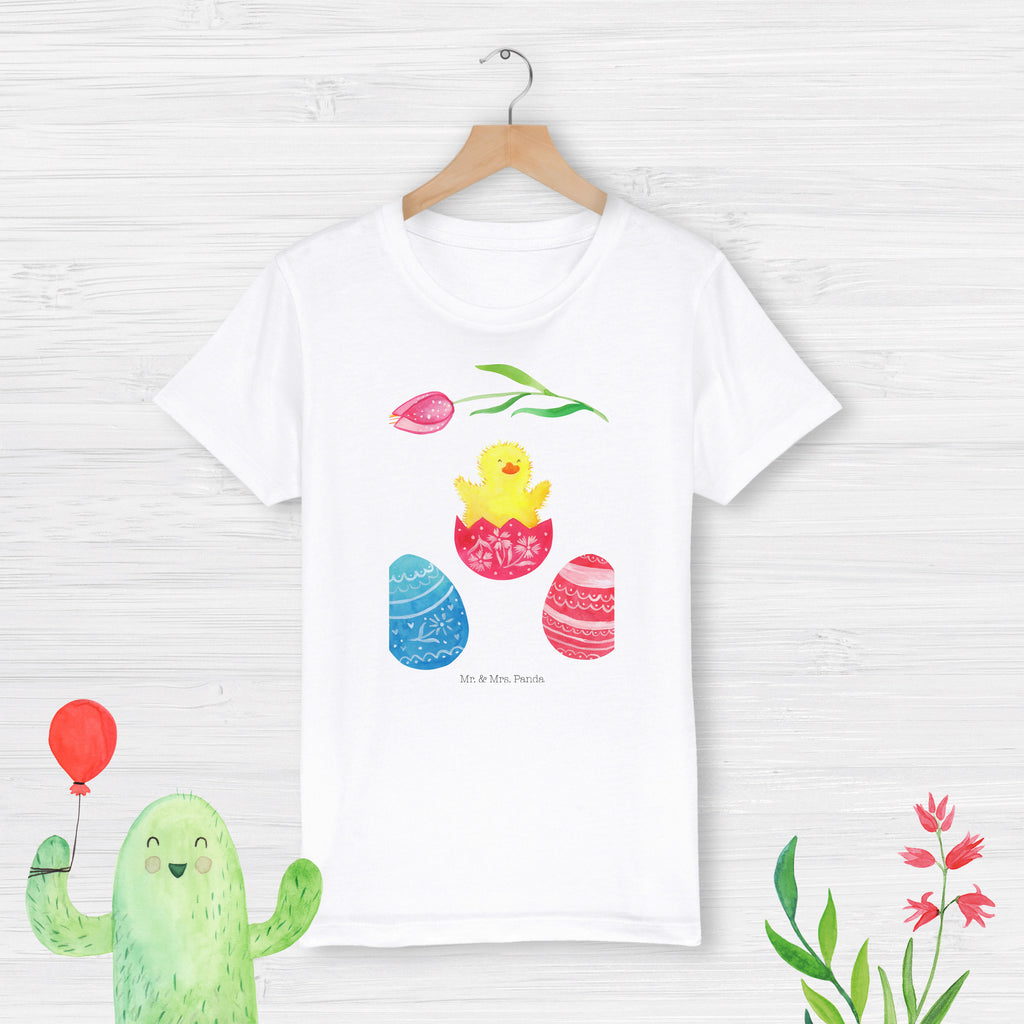 3-4 Jahre Kinder T-Shirt Küken geschlüpft Ostern, Osterhase, Ostergeschenke, Osternest, Osterdeko, Geschenk zu Ostern, Küken, Osterei, Ostereier, Ei, Frühlingsgefühle, Freude, Grüße, liebe Grüße, Frohe Ostern, Ostergrüße