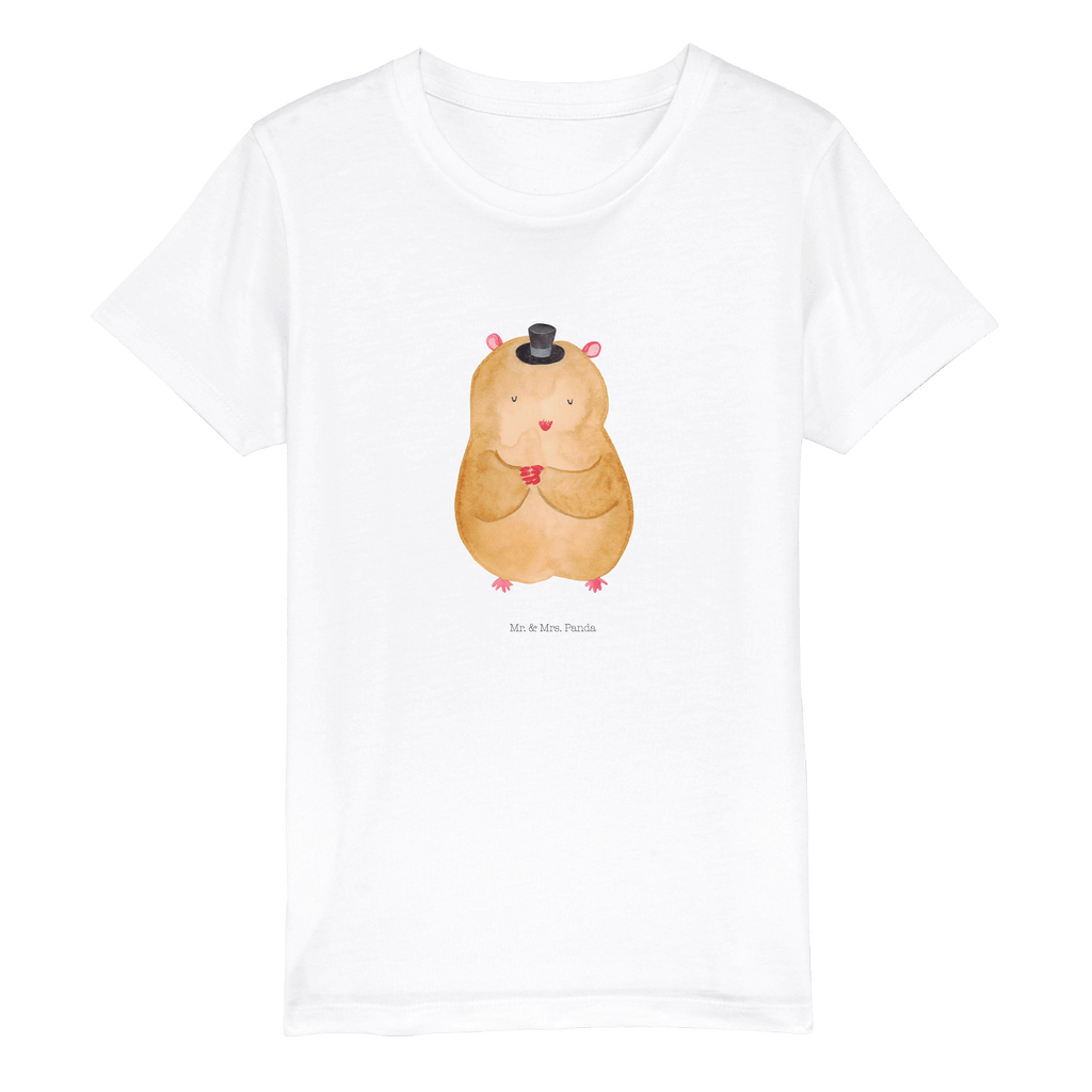 3-4 Jahre Kinder T-Shirt Hamster mit Hut Tiermotive, Gute Laune, lustige Sprüche, Tiere, Hamster, Hut, Magier, Zylinder, Zwerghamster, Zauberer, Houdini