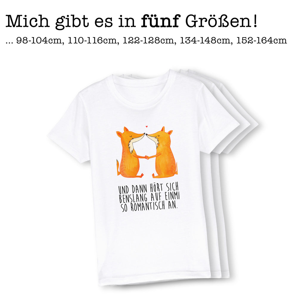 3-4 Jahre Kinder T-Shirt Füchse Liebe Fuchs, Füchse, Fox, Liebe, Liebespaar, Paar, Partner, Freundin, Freund, Ehe, Verlobte, Ehemann, Ehefrau, Liebesbeweis