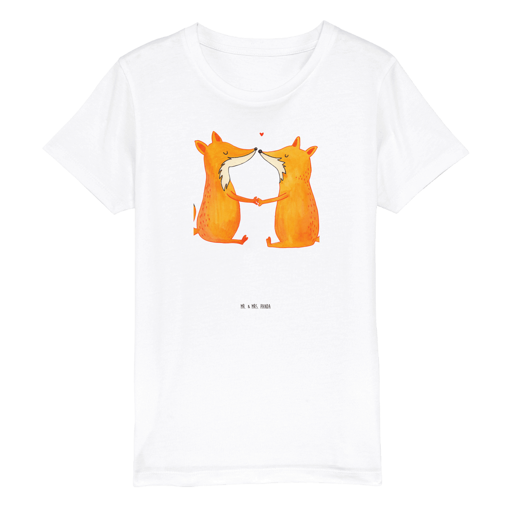 3-4 Jahre Kinder T-Shirt Füchse Liebe Fuchs, Füchse, Fox, Liebe, Liebespaar, Paar, Partner, Freundin, Freund, Ehe, Verlobte, Ehemann, Ehefrau, Liebesbeweis
