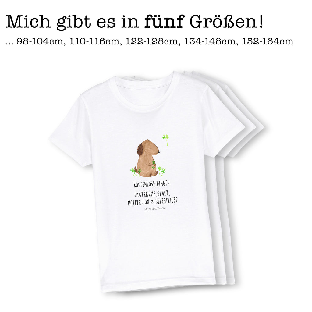 3-4 Jahre Kinder T-Shirt Hund Kleeblatt Hund, Hundemotiv, Haustier, Hunderasse, Tierliebhaber, Hundebesitzer, Sprüche, Kleeblatt, Glück, Tagträume, Motivation, Neuanfang, Geschenk, Glücksbringer, Selbstliebe, Achtsamkeit