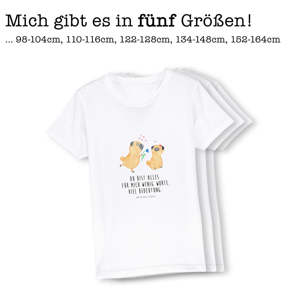 3-4 Jahre Kinder T-Shirt Mops verliebt Hund, Hundemotiv, Haustier, Hunderasse, Tierliebhaber, Hundebesitzer, Sprüche, Mops, Möpse, Hundeliebe, verliebt, Liebe, Liebesspruch. Verlobt, Geschenk Freund, Partner