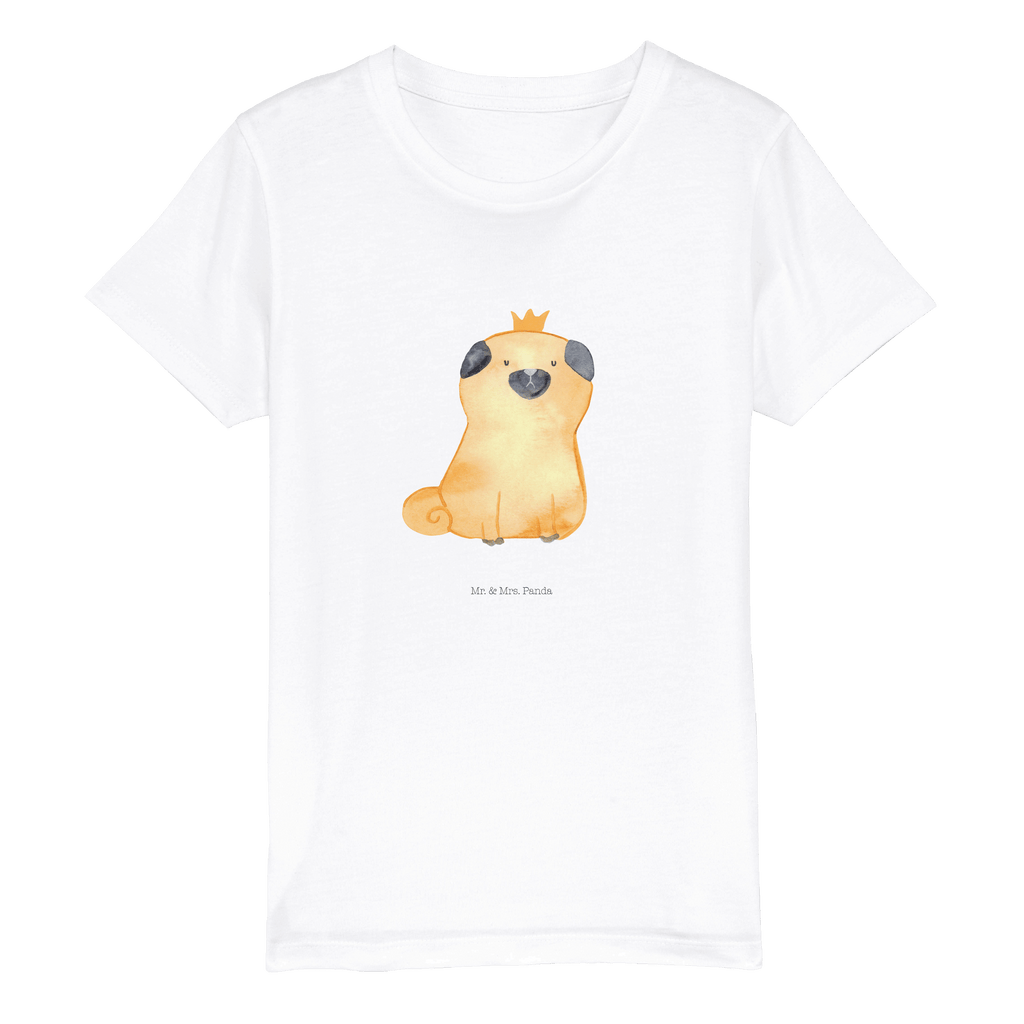 3-4 Jahre Kinder T-Shirt Mops Krone Hund, Hundemotiv, Haustier, Hunderasse, Tierliebhaber, Hundebesitzer, Sprüche, Mops, allergisch, kinderlos, Hausregel, Hundebesitzer. Spruch, lustig