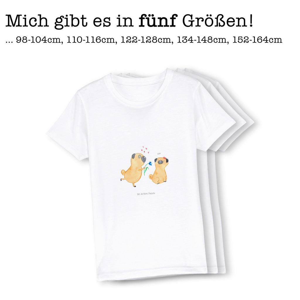 3-4 Jahre Kinder T-Shirt Mops verliebt Hund, Hundemotiv, Haustier, Hunderasse, Tierliebhaber, Hundebesitzer, Sprüche, Mops, Möpse, Hundeliebe, verliebt, Liebe, Liebesspruch. Verlobt, Geschenk Freund, Partner