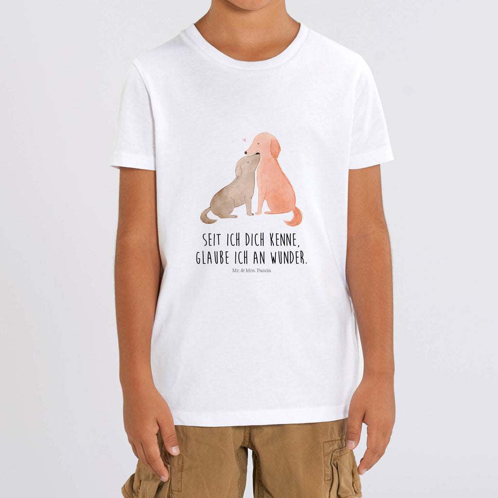 3-4 Jahre Kinder T-Shirt Hunde Liebe Hund, Hundemotiv, Haustier, Hunderasse, Tierliebhaber, Hundebesitzer, Sprüche, Liebe, Hund. Hunde, Kuss, Vertrauen, Kuscheln, Herz
