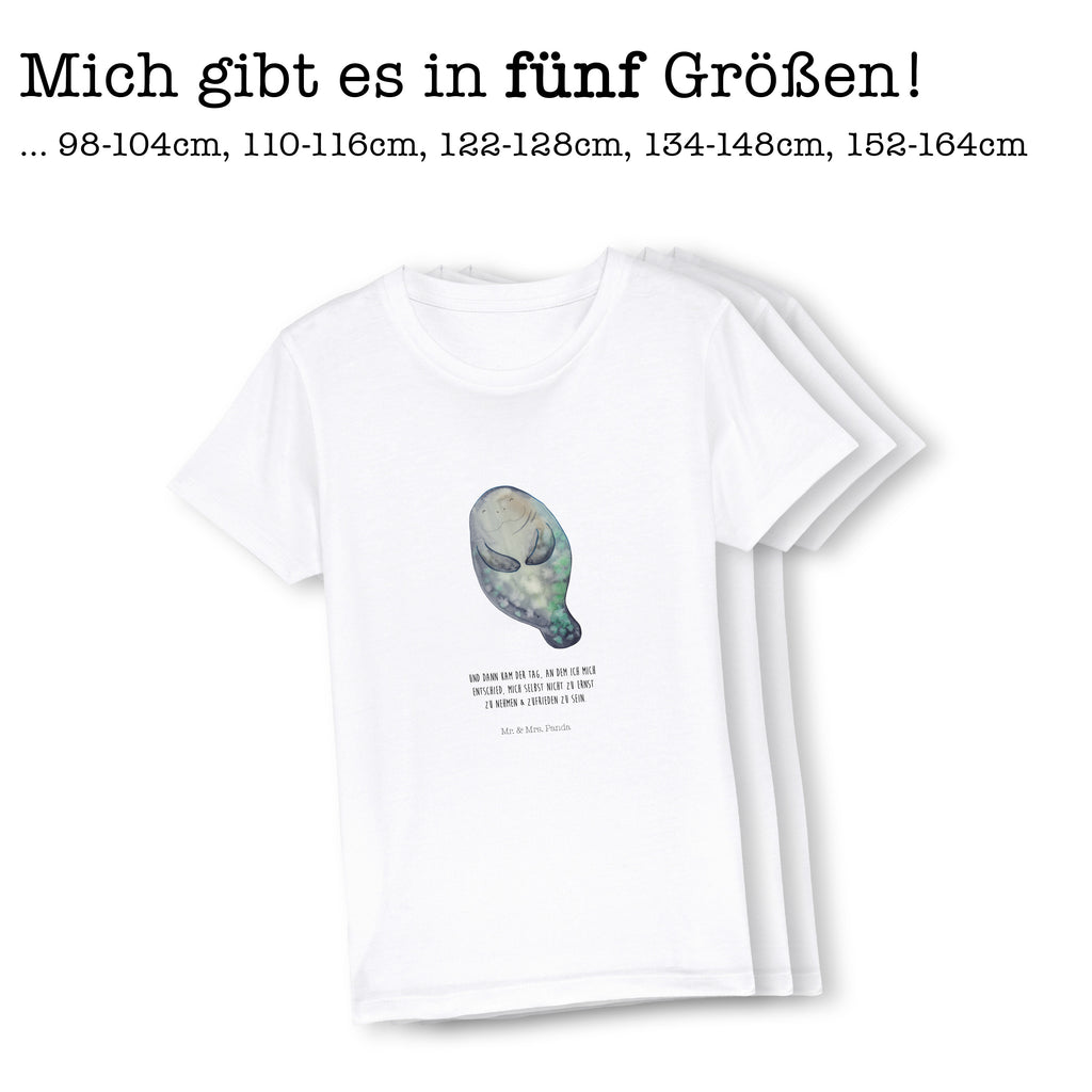 5-6 Jahre Kinder T-Shirt Seekuh happy Meerestiere, Meer, Urlaub, Seekuh, Seekühe, Selbstliebe, Respekt, Neuanfang, Neustart, Achtsamkeit, Zufrieden, Liebeskummer, Freundin