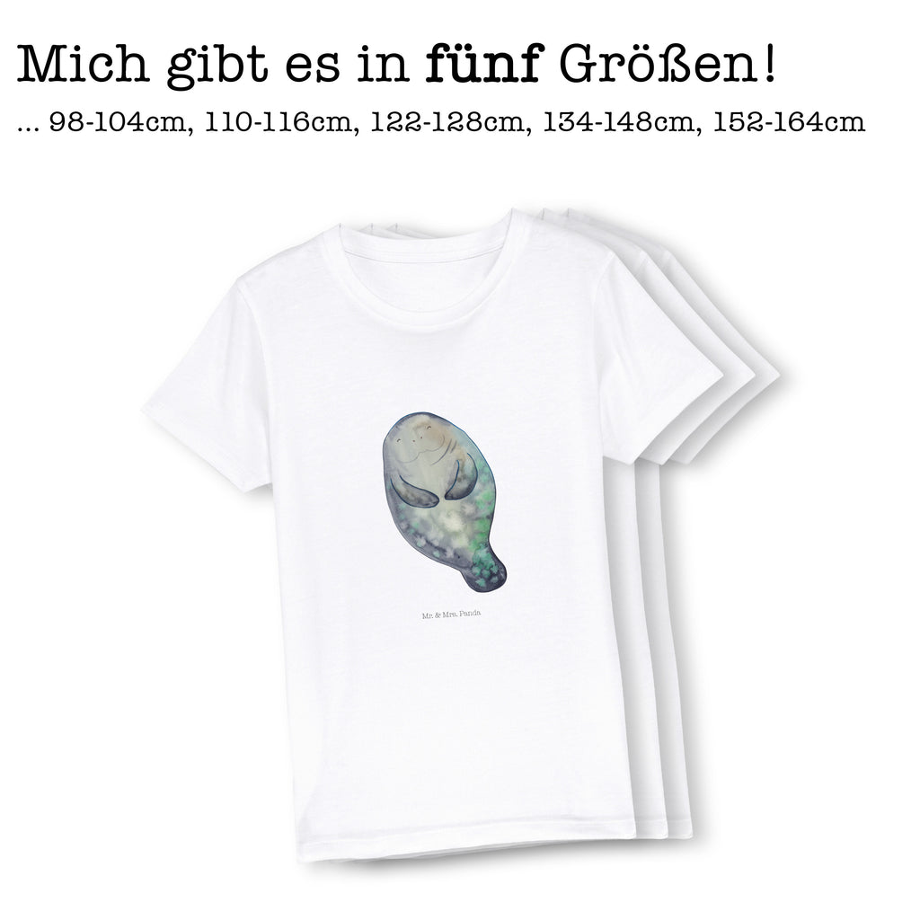 5-6 Jahre Kinder T-Shirt Seekuh happy Meerestiere, Meer, Urlaub, Seekuh, Seekühe, Selbstliebe, Respekt, Neuanfang, Neustart, Achtsamkeit, Zufrieden, Liebeskummer, Freundin