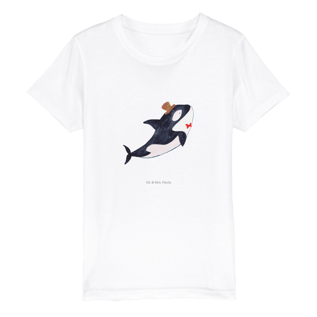 5-6 Jahre Kinder T-Shirt Orca Zylinder Meerestiere, Meer, Urlaub, Narwal, Glitter, Konfetti, Glitzer, Geburtstag, Feier, Fete, Fest, Glückwunsch, Orca