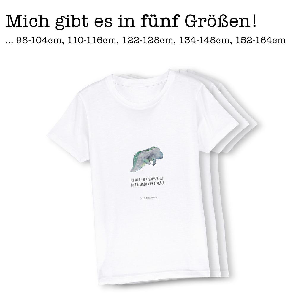 12-14 Jahre Kinder T-Shirt Seekuh chillt Meerestiere, Meer, Urlaub, Seekuh, Seekühe, Diät, Abnehmen, Zucker, Diätwahn, Essen, Süßigkeiten
