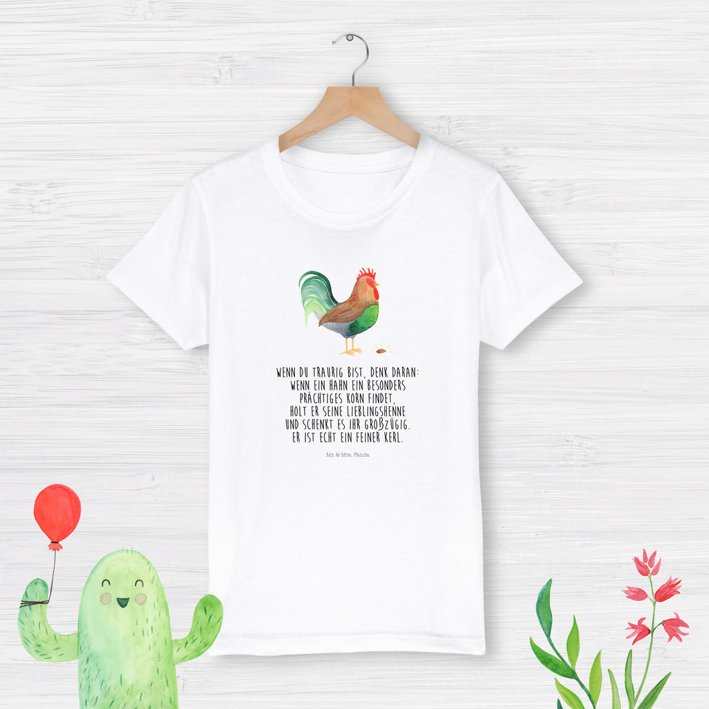 12-14 Jahre Kinder T-Shirt Hahn mit Korn Bauernhof, Hoftiere, Landwirt, Landwirtin, Hahn, Korn, Henne, Eier, Natur