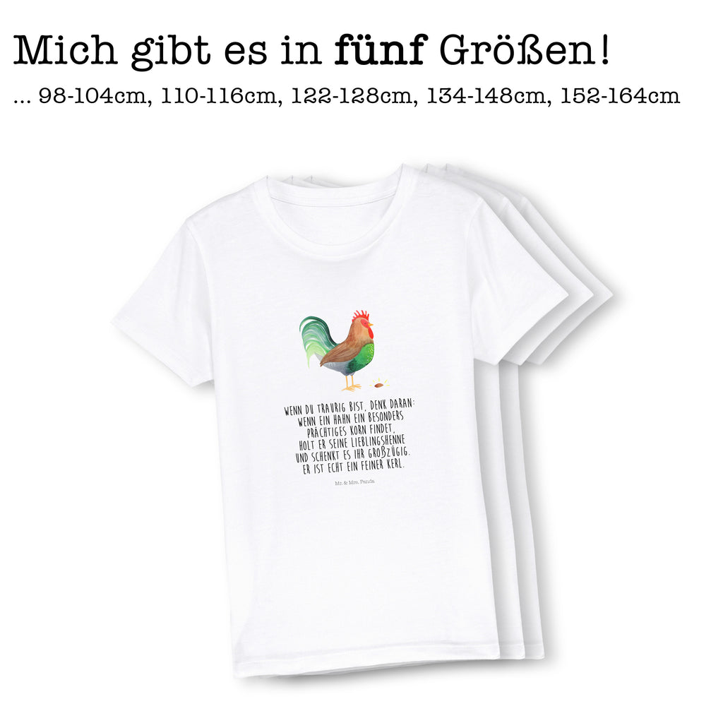 12-14 Jahre Kinder T-Shirt Hahn mit Korn Bauernhof, Hoftiere, Landwirt, Landwirtin, Hahn, Korn, Henne, Eier, Natur
