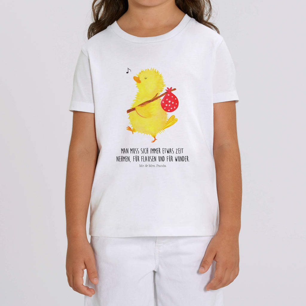 12-14 Jahre Kinder T-Shirt Küken Wanderer Ostern, Osterhase, Ostergeschenke, Osternest, Osterdeko, Geschenk zu Ostern, Küken, Osterei, Ostereier, Ei, Frühlingsgefühle, Freude, Grüße, liebe Grüße, Frohe Ostern, Ostergrüße, Flausen, Wunder, Reisen, Weltenbummler, Zeit, Zeitmanagement, Backpacker