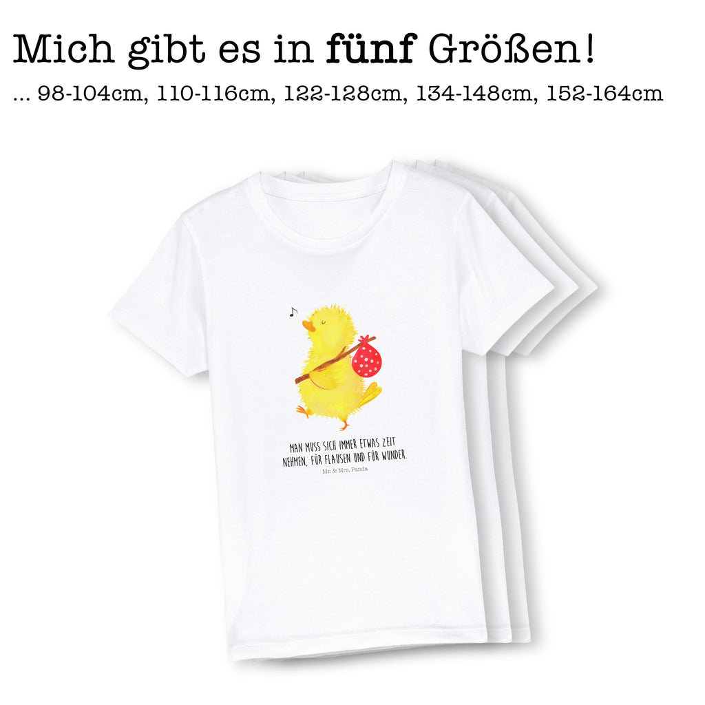 12-14 Jahre Kinder T-Shirt Küken Wanderer Ostern, Osterhase, Ostergeschenke, Osternest, Osterdeko, Geschenk zu Ostern, Küken, Osterei, Ostereier, Ei, Frühlingsgefühle, Freude, Grüße, liebe Grüße, Frohe Ostern, Ostergrüße, Flausen, Wunder, Reisen, Weltenbummler, Zeit, Zeitmanagement, Backpacker