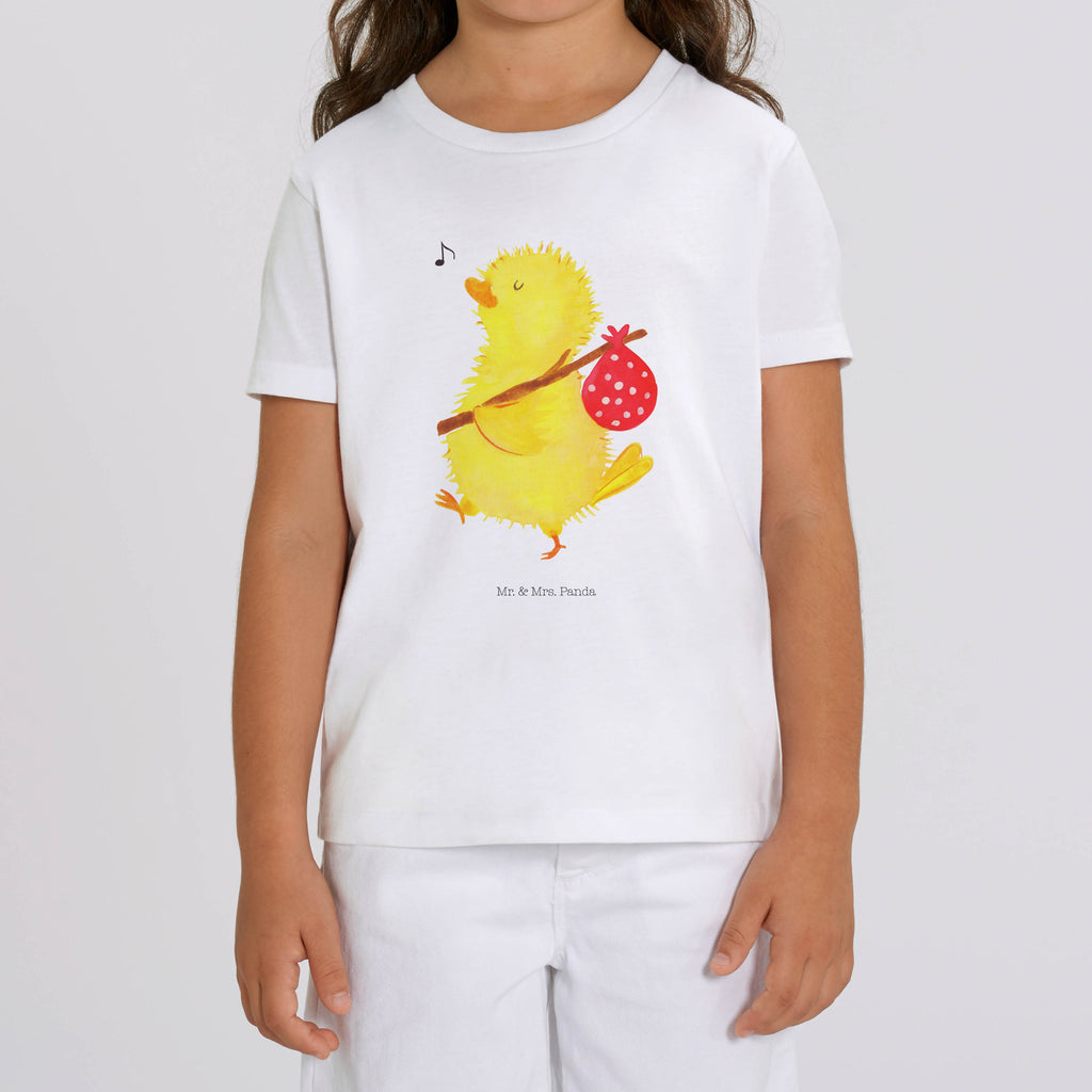 12-14 Jahre Kinder T-Shirt Küken Wanderer Ostern, Osterhase, Ostergeschenke, Osternest, Osterdeko, Geschenk zu Ostern, Küken, Osterei, Ostereier, Ei, Frühlingsgefühle, Freude, Grüße, liebe Grüße, Frohe Ostern, Ostergrüße, Flausen, Wunder, Reisen, Weltenbummler, Zeit, Zeitmanagement, Backpacker