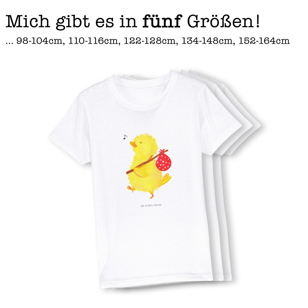 12-14 Jahre Kinder T-Shirt Küken Wanderer Ostern, Osterhase, Ostergeschenke, Osternest, Osterdeko, Geschenk zu Ostern, Küken, Osterei, Ostereier, Ei, Frühlingsgefühle, Freude, Grüße, liebe Grüße, Frohe Ostern, Ostergrüße, Flausen, Wunder, Reisen, Weltenbummler, Zeit, Zeitmanagement, Backpacker