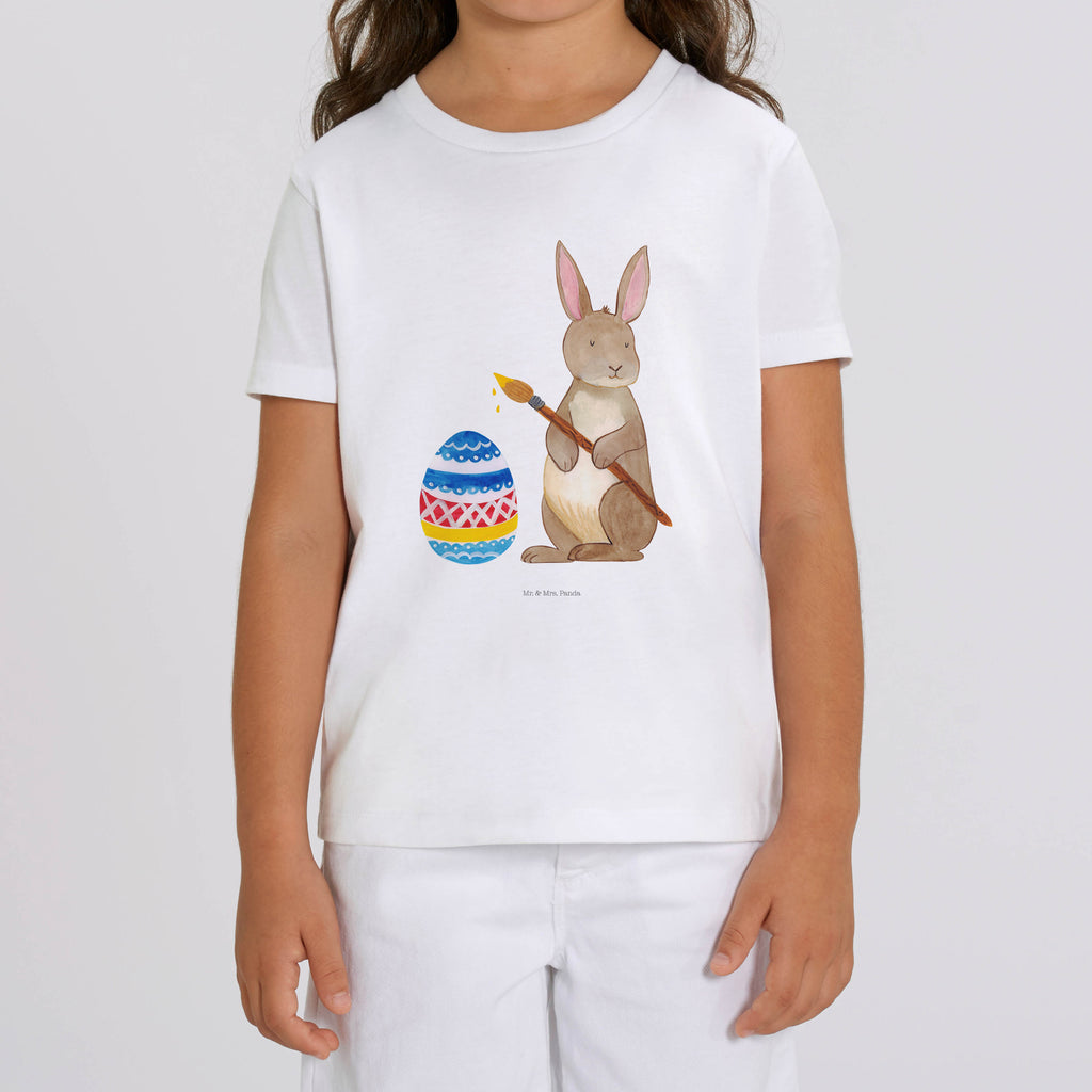 5-6 Jahre Kinder T-Shirt Hase Eiermalen Ostern, Osterhase, Ostergeschenke, Osternest, Osterdeko, Geschenk zu Ostern, Frohe Ostern, Ostergrüße, Osterblume, Osterei, bemalte Ostereier, Hase, Kaninchen, Eiermalen
