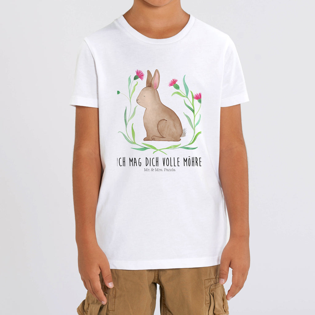 12-14 Jahre Kinder T-Shirt Hase sitzend Ostern, Osterhase, Ostergeschenke, Osternest, Osterdeko, Geschenk zu Ostern, Frohe Ostern, Ostergrüße, Osterblume, Liebe, Grüße, Hase, Kaninchen