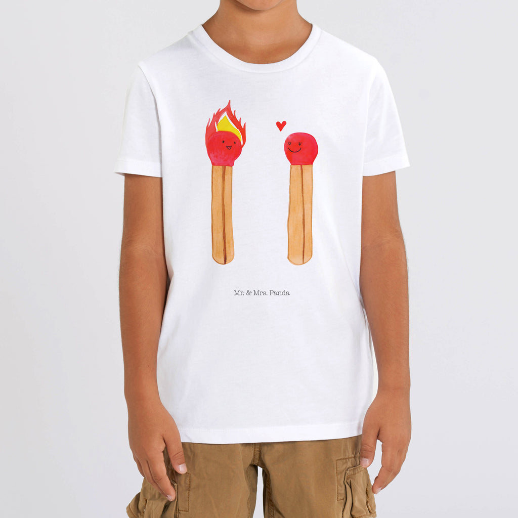5-6 Jahre Kinder T-Shirt Streichhölzer Liebe, Partner, Freund, Freundin, Ehemann, Ehefrau, Heiraten, Verlobung, Heiratsantrag, Liebesgeschenk, Jahrestag, Hocheitstag, Streichhölzer