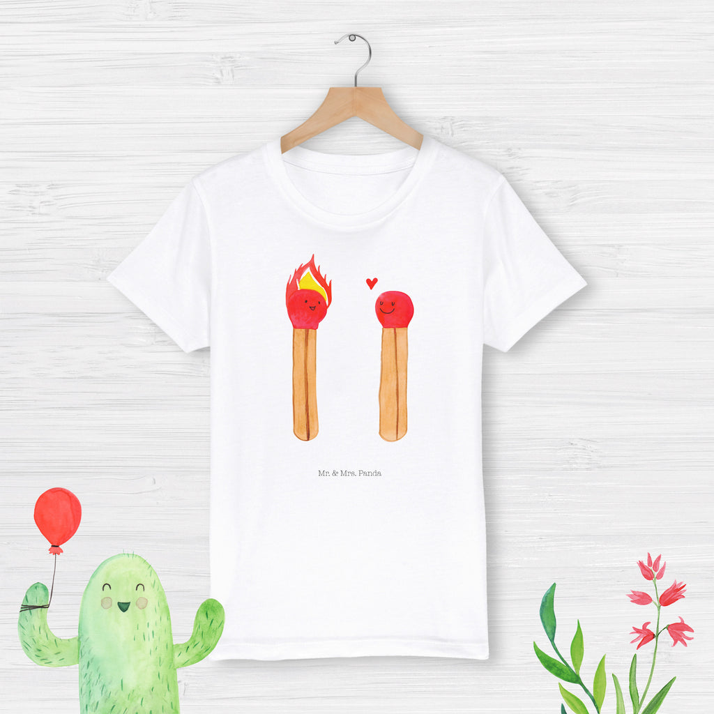 5-6 Jahre Kinder T-Shirt Streichhölzer Liebe, Partner, Freund, Freundin, Ehemann, Ehefrau, Heiraten, Verlobung, Heiratsantrag, Liebesgeschenk, Jahrestag, Hocheitstag, Streichhölzer