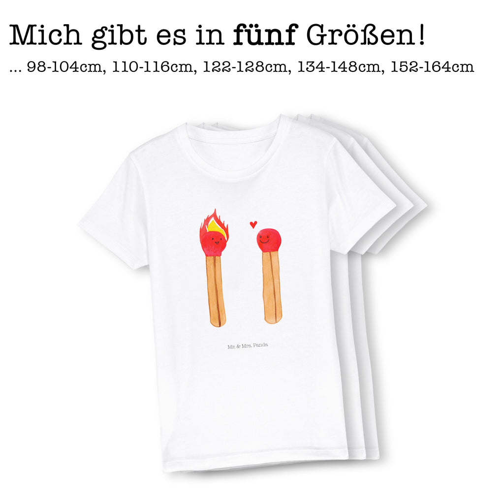 5-6 Jahre Kinder T-Shirt Streichhölzer Liebe, Partner, Freund, Freundin, Ehemann, Ehefrau, Heiraten, Verlobung, Heiratsantrag, Liebesgeschenk, Jahrestag, Hocheitstag, Streichhölzer