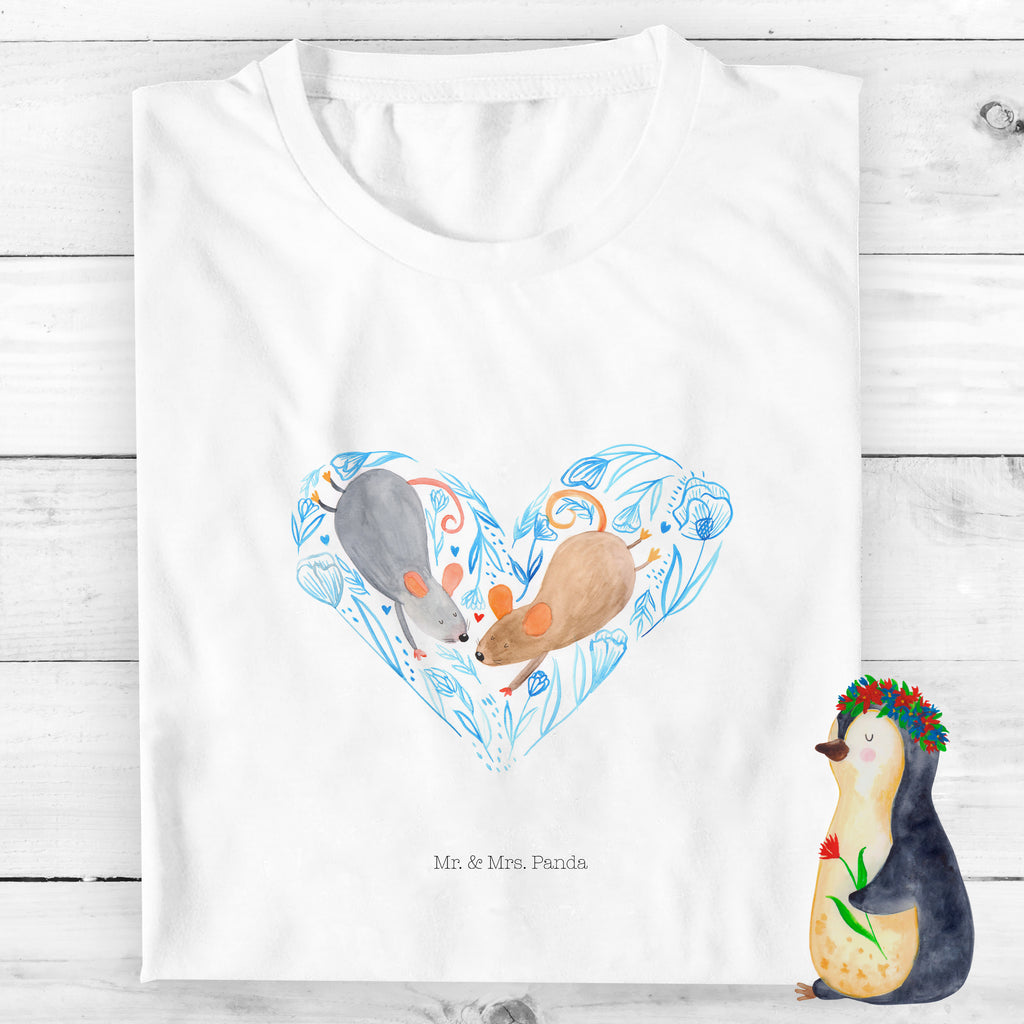 7-8 Jahre Kinder T-Shirt Mäuse Herz Liebe, Partner, Freund, Freundin, Ehemann, Ehefrau, Heiraten, Verlobung, Heiratsantrag, Liebesgeschenk, Jahrestag, Hocheitstag, Maus, Mäuse, Liebesbotschaft, Liebesbeweis, Hochzeit, Lieblingsmensch, Gemeinsamkeit, Love, Geschenk für zwei