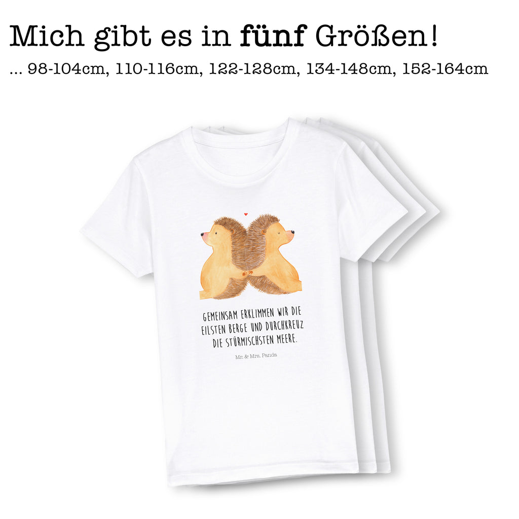 9-11 Jahre Kinder T-Shirt Igel händchenhaltend Liebe, Partner, Freund, Freundin, Ehemann, Ehefrau, Heiraten, Verlobung, Heiratsantrag, Liebesgeschenk, Jahrestag, Hocheitstag, Igel, Igelliebe, Hand in Hand, Liebesbeweis, große Liebe, Liebesbotschaft, Hochzeit, Lieblingsmensch, Gemeinsamkeit, Love, Geschenk für zwei