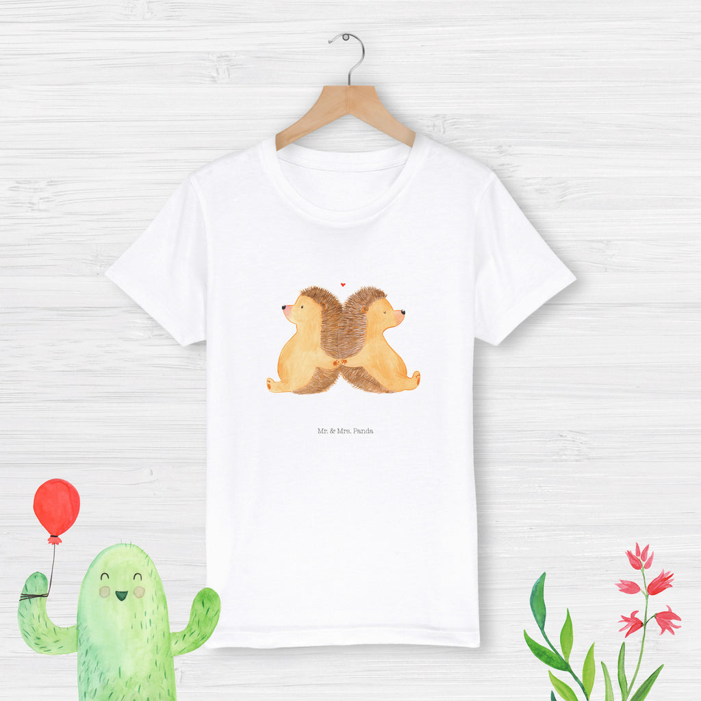 9-11 Jahre Kinder T-Shirt Igel händchenhaltend Liebe, Partner, Freund, Freundin, Ehemann, Ehefrau, Heiraten, Verlobung, Heiratsantrag, Liebesgeschenk, Jahrestag, Hocheitstag, Igel, Igelliebe, Hand in Hand, Liebesbeweis, große Liebe, Liebesbotschaft, Hochzeit, Lieblingsmensch, Gemeinsamkeit, Love, Geschenk für zwei