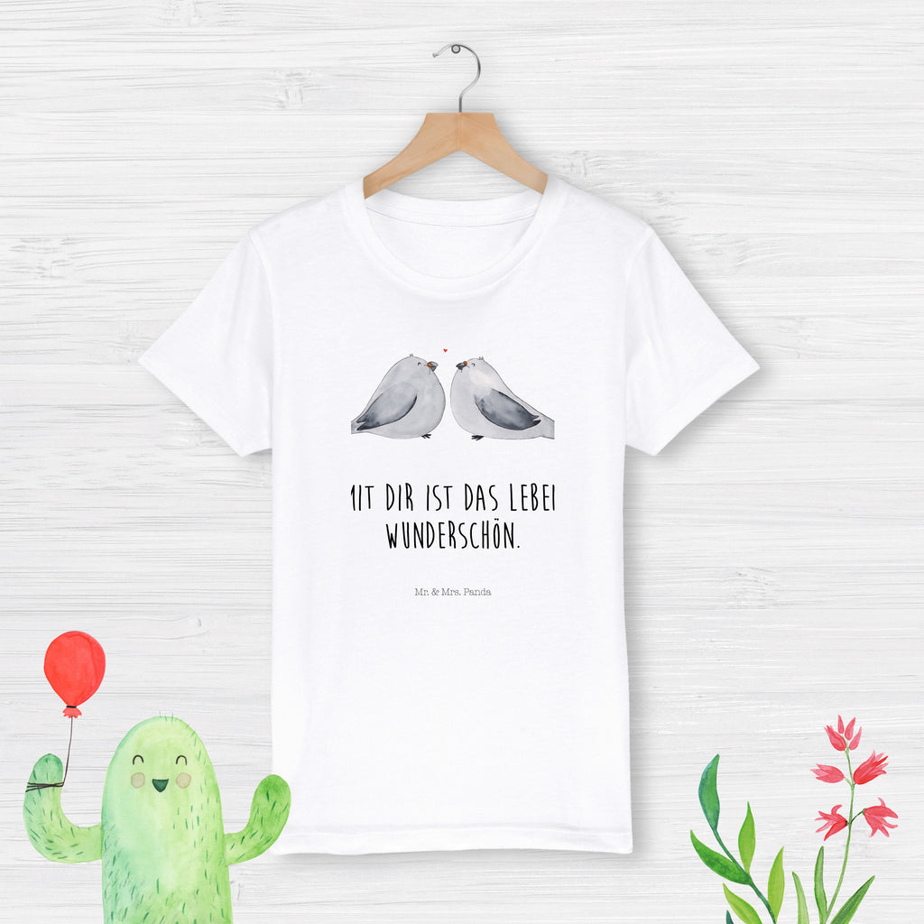 12-14 Jahre Kinder T-Shirt Turteltauben Liebe Liebe, Partner, Freund, Freundin, Ehemann, Ehefrau, Heiraten, Verlobung, Heiratsantrag, Liebesgeschenk, Jahrestag, Hocheitstag, Turteltauben, Turteltäubchen, Tauben, Verliebt, Verlobt, Verheiratet, Geschenk Freundin, Geschenk Freund, Liebesbeweis, Hochzeitstag, Geschenk Hochzeit