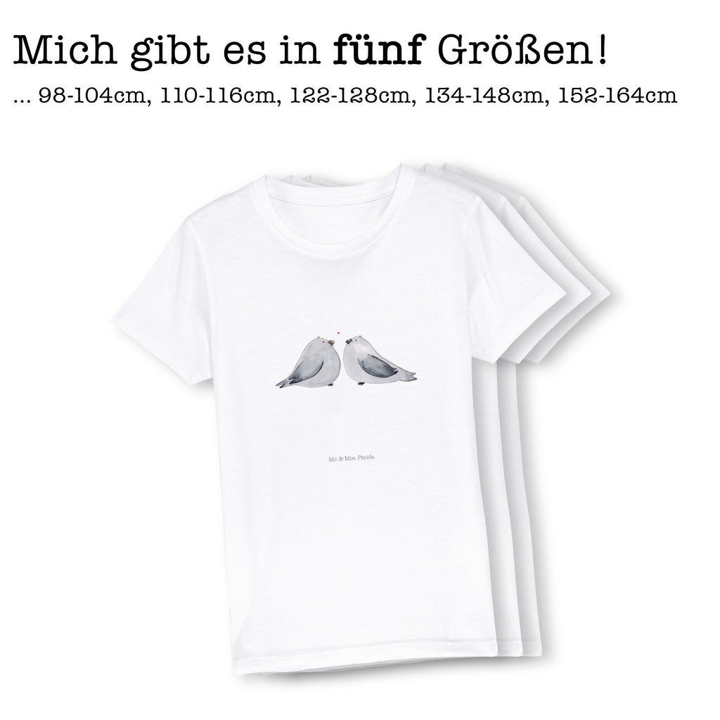 12-14 Jahre Kinder T-Shirt Turteltauben Liebe Liebe, Partner, Freund, Freundin, Ehemann, Ehefrau, Heiraten, Verlobung, Heiratsantrag, Liebesgeschenk, Jahrestag, Hocheitstag, Turteltauben, Turteltäubchen, Tauben, Verliebt, Verlobt, Verheiratet, Geschenk Freundin, Geschenk Freund, Liebesbeweis, Hochzeitstag, Geschenk Hochzeit