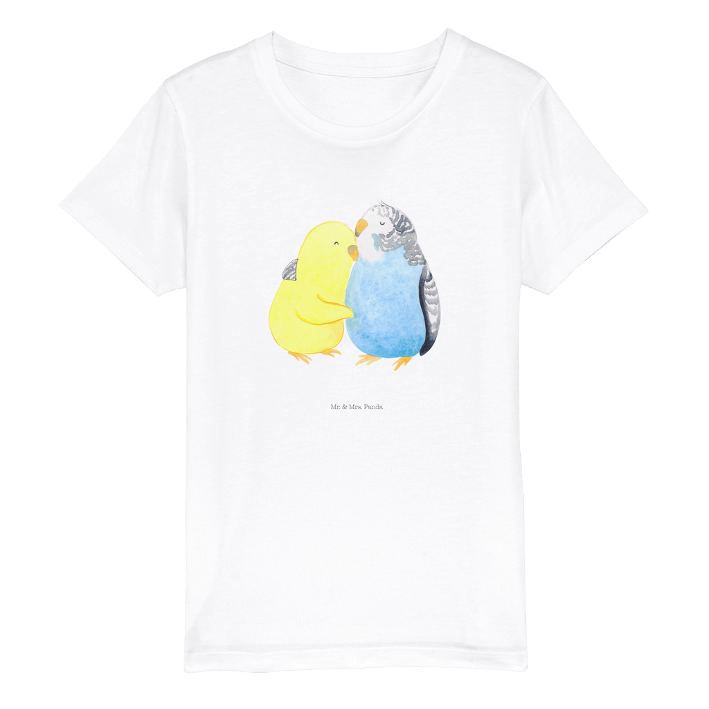 12-14 Jahre Kinder T-Shirt Wellensittich Liebe Liebe, Partner, Freund, Freundin, Ehemann, Ehefrau, Heiraten, Verlobung, Heiratsantrag, Liebesgeschenk, Jahrestag, Hocheitstag, Vögel, Wellensittich, Nähe, Kuscheln, Vertrauen