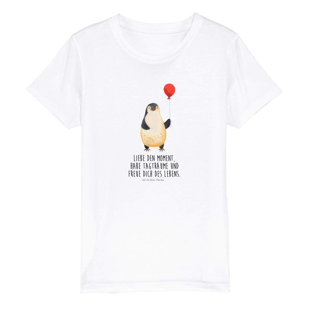 5-6 Jahre Kinder T-Shirt Pinguin Luftballon Pinguin, Pinguine, Luftballon, Tagträume, Lebenslust, Geschenk Freundin, Geschenkidee, beste Freundin, Motivation, Neustart, neues Leben, Liebe, Glück