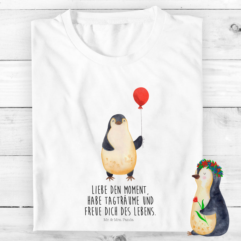 5-6 Jahre Kinder T-Shirt Pinguin Luftballon Pinguin, Pinguine, Luftballon, Tagträume, Lebenslust, Geschenk Freundin, Geschenkidee, beste Freundin, Motivation, Neustart, neues Leben, Liebe, Glück