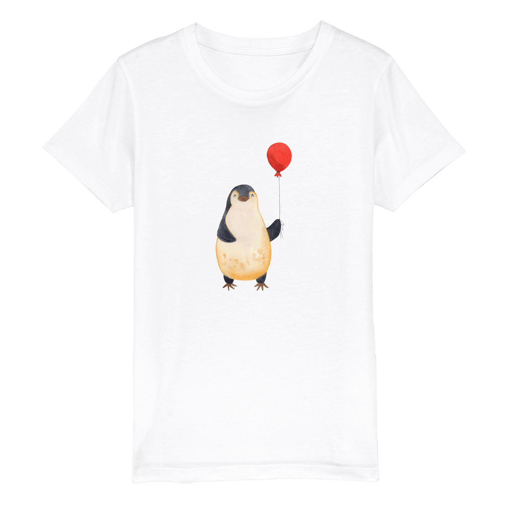 5-6 Jahre Kinder T-Shirt Pinguin Luftballon Pinguin, Pinguine, Luftballon, Tagträume, Lebenslust, Geschenk Freundin, Geschenkidee, beste Freundin, Motivation, Neustart, neues Leben, Liebe, Glück