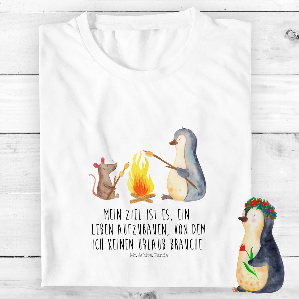 5-6 Jahre Kinder T-Shirt Pinguin Lagerfeuer Pinguin, Maus, Pinguine, Lagerfeuer, Leben, Arbeit, Job, Motivation, Büro, Büroalltag, Lebensspruch, Lebensmotivation, Neustart, Liebe, grillen, Feuer, Marshmallows