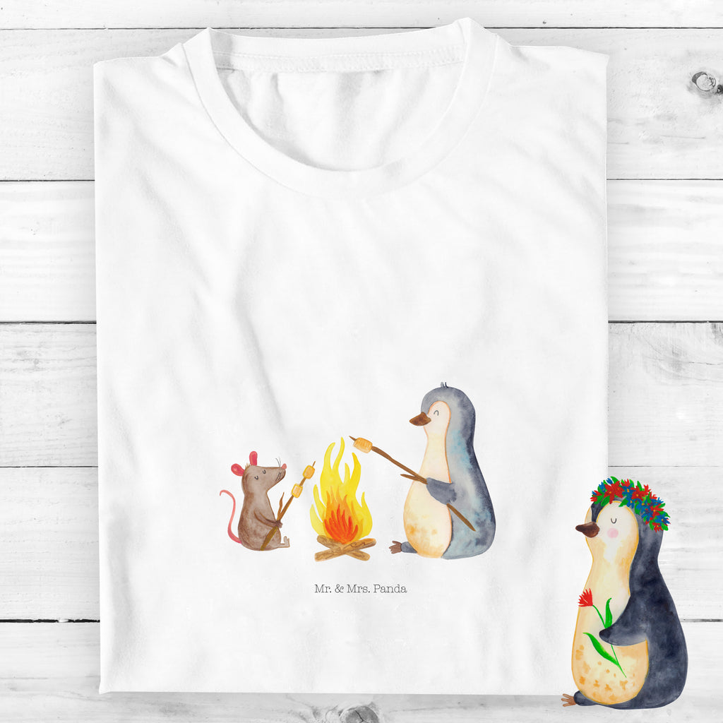 5-6 Jahre Kinder T-Shirt Pinguin Lagerfeuer Pinguin, Maus, Pinguine, Lagerfeuer, Leben, Arbeit, Job, Motivation, Büro, Büroalltag, Lebensspruch, Lebensmotivation, Neustart, Liebe, grillen, Feuer, Marshmallows